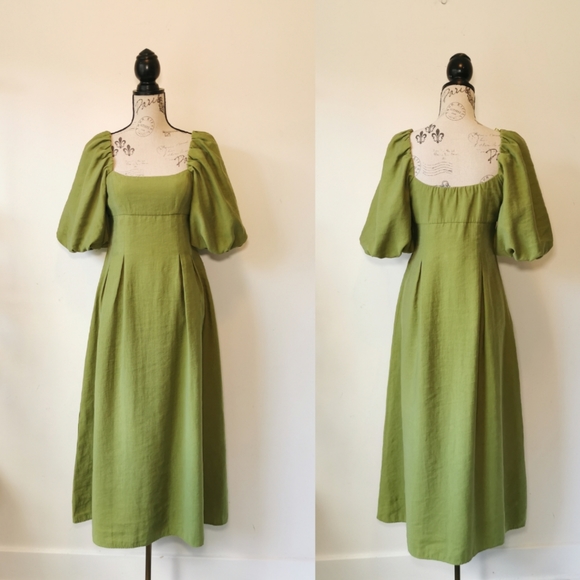 SOLD LOCALLY! RARE Zara blogger fav puff sleeve dress - Picture 4 of 8